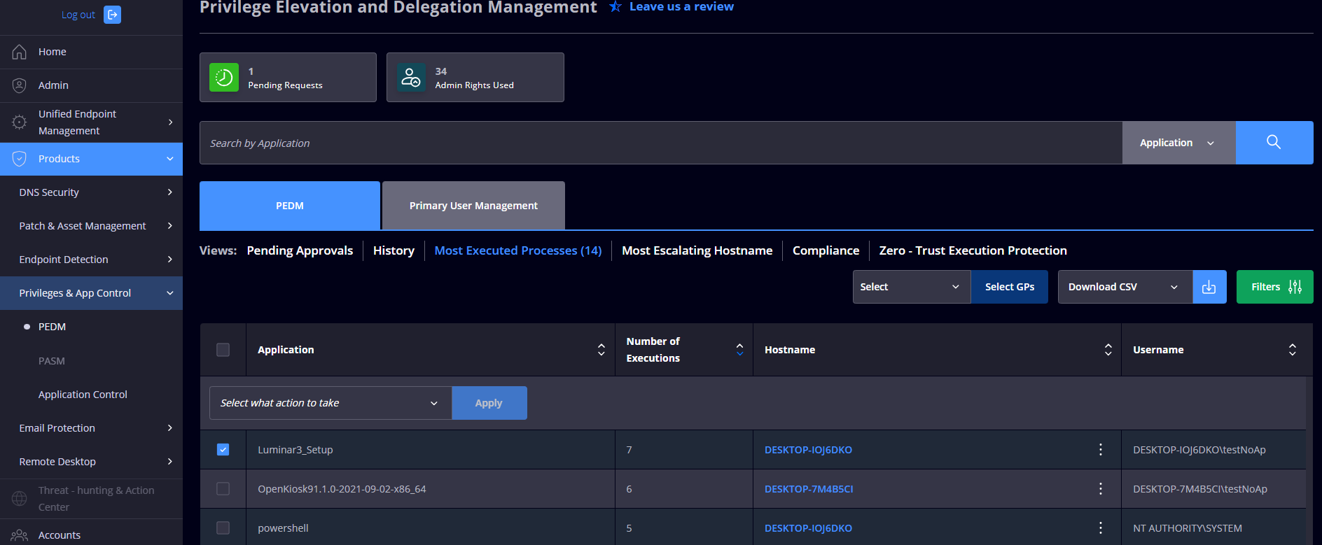 Privilege Elevation and Delegation Management (PEDM) (Windows) – Heimdal Assistance and Support