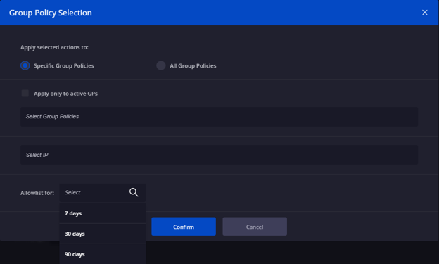 Configurable allowlist duration TAC modal.png