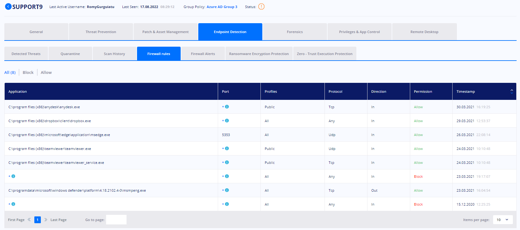 HEIMDAL Dashboard device information – Heimdal Security Assistance and ...