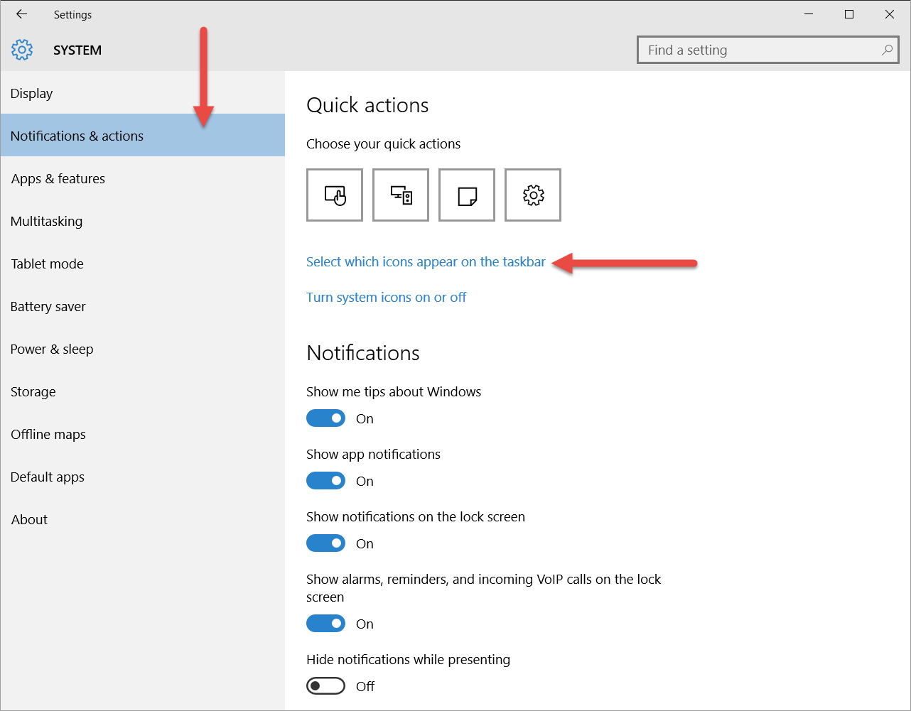 How to make the HEIMDAL Agent for Home icon visible in Action Center ...